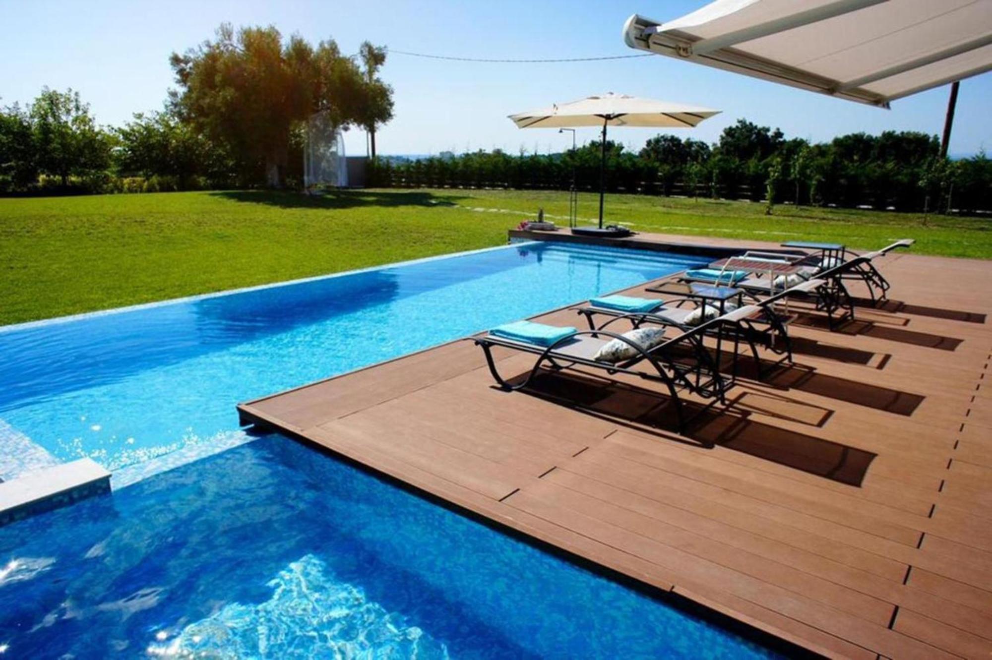Island Villa Sani Sea View Exterior foto