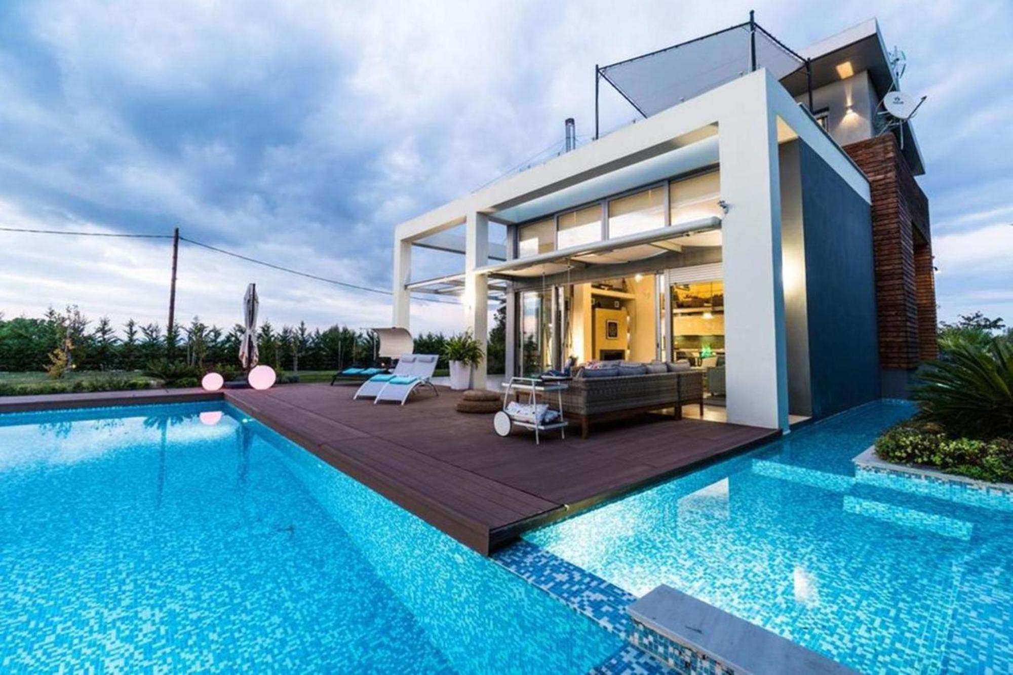 Island Villa Sani Sea View Exterior foto
