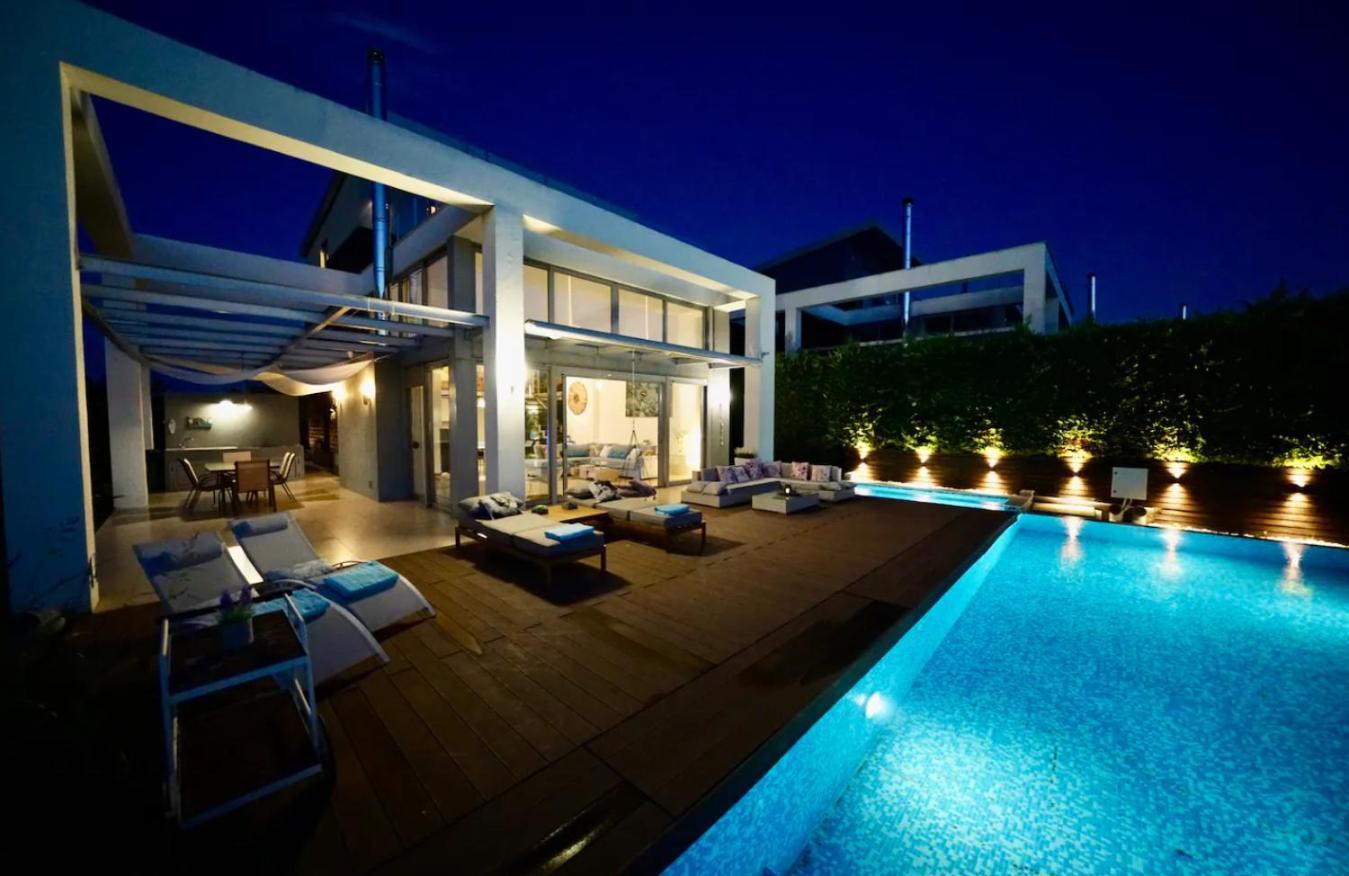 Island Villa Sani Sea View Exterior foto